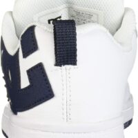 DC Court Graffik Blanco Azul Blanco1 Tenis DC Court Graffik Blanco Azul Blanco