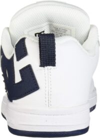 DC Court Graffik Blanco Azul Blanco1 Tenis DC Court Graffik Blanco Azul Blanco