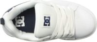 DC Court Graffik Blanco Azul Blanco2 Tenis DC Court Graffik Blanco Azul Blanco