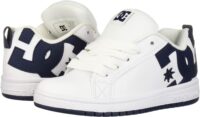 DC Court Graffik Blanco Azul Blanco4 Tenis DC Court Graffik Blanco Azul Blanco