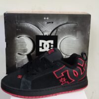 DC Court Graffik Negro Negro Rojo (2) Tenis DC Court Graffik Negro Negro Rojo
