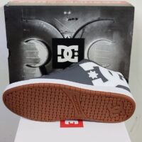 DC Graffik Gris Bco Bco (1) Tenis DC Court Graffik Gris Blanco Blanco