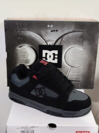 DC Stag Negro Gris (2) Tenis DC Coiler