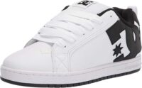 Tenis DC Court Graffik Blanco Negro Blanco Tenis DC Court Graffik Blanco Negro Blanco