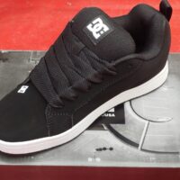 Tenis DC Court Graffik Negro Blanco (1) Tenis DC Court Graffik Negro Blanco