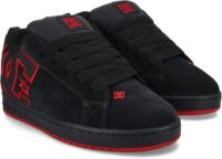Tenis DC Shoes Court Graffik NegroNegroRojo Tenis DC Court Graffik Negro Negro Rojo