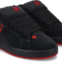 Tenis DC Shoes Court Graffik NegroNegroRojo Tenis DC Court Graffik Negro Negro Rojo