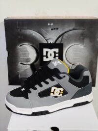 Tenis DC Stag Gris Amarillo Gris (1) Tenis DC Coiler